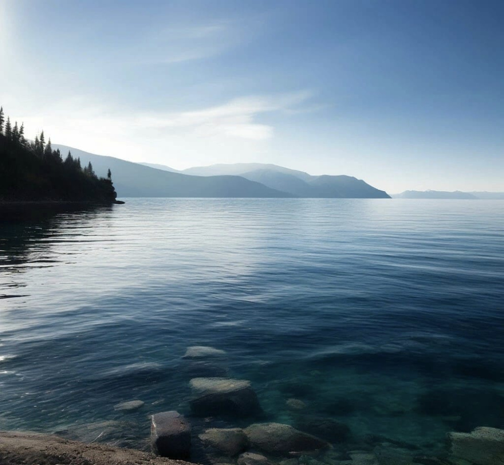 Кристально чистая вода Байкала